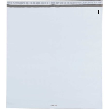 Global Industrial #8 Self Seal Poly Mailers, 19W x 24L, White, 200PK 412543